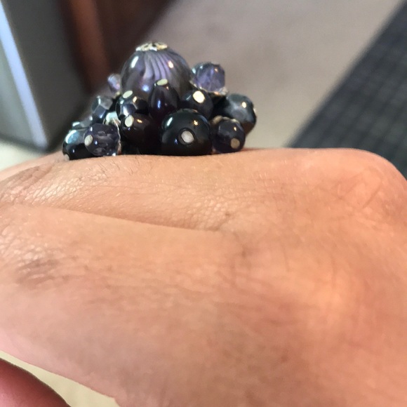 Purple bauble ring - Picture 2 of 4